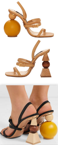 Bahia Leather Sandals - Beige or Black