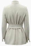 Star-Button Tweed Jacket
