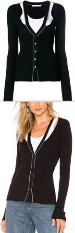 Cut-Out Halter Cardigan