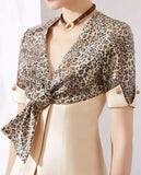 Leopard Embellished Top and Pant Set
