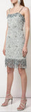 Fringed Tweed Mini Dress