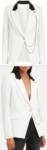 Chain Embellished Blazer | DESIGNER INSPIRED FASHIONS
