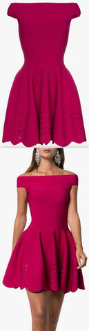 Off-the-Shoulder Mini Dress | DESIGNER INSPIRED FASHIONS