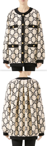 Tweed Drape Back Jacket | DESIGNER INSPIRED FASHIONS
