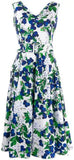 Floral Print Midi Dress | DESIGNER INSPIRED FASHIONS