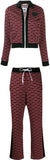 Monogram Intarsia Track Jacket and Pant Set | DESIGNER INSPIRED FASHIONS