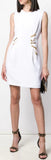 Pin-Clip Mini Dress, White | DESIGNER INSPIRED FASHIONS