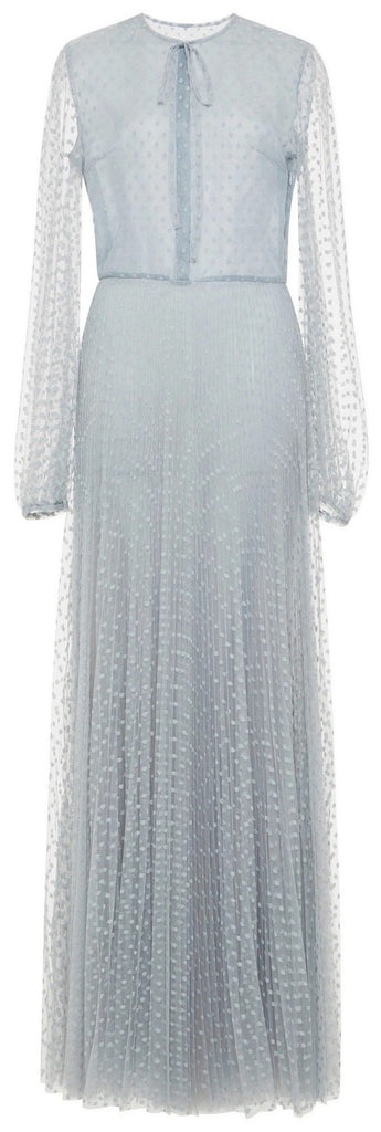 Tulle Chemisier Full Length Dress