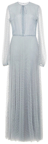 Tulle Chemisier Full Length Dress