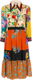 Patchwork Print Dress