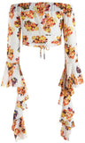 Floral Print Crop Top