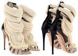 Embroidered Pearl Sandals - DESIGNER INSPIRED FASHIONS