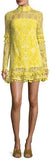 'Callisto' Lace Dress, Yellow | DESIGNER INSPIRED FASHIONS