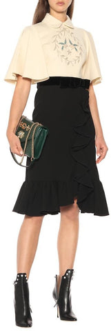 Embroidered Midi Dress