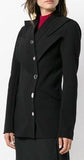 Short Black Wool Coat