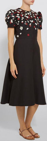 Embellished Sequin Bodice Dress