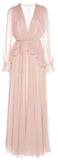 Peplum Waist Pink Dress