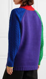 Striped Wool and Cashmere Blend Sweater