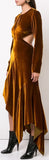 Velvet Cut Out Dress