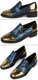 Metallic Glitter Loafers - DESIGNER INSPIRED FASHIONS