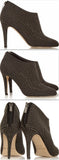 'Mendez' Studded Suede Ankle Boots - DESIGNER INSPIRED FASHIONS
