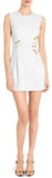 Pin-Clip Mini Dress, White | DESIGNER INSPIRED FASHIONS