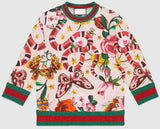 Garden Exclusive Printed Sweatshirt in Light Pink - DESIGNER INSPIRED FASHIONS