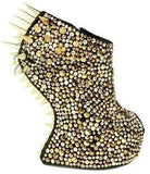 Spiked Sculptural Wedges in Gold or Silver - DESIGNER INSPIRED FASHIONS