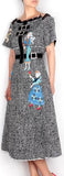 Embellished Buckled Tweed Dress - DESIGNER INSPIRED FASHIONS