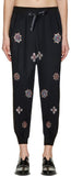 Embellished Black Track Pants - DESIGNER INSPIRED FASHIONS