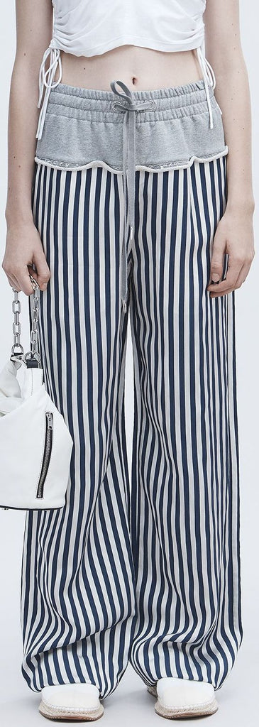 Terry Stripe Combo Pants