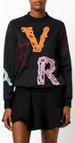 Black Logo-Embroidered Sweatshirt