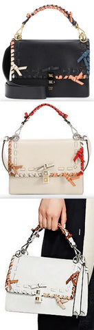 Kan I leather Shoulder Bag - Black, Beige or White