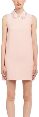 Embellished Cady Mini Dress