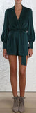 Silk Wrap Playsuit
