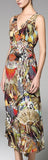 Fan Print Silk-Blend Crepe De Chine Jumpsuit