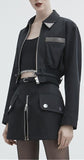 Cropped Utility Jacket