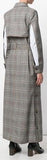 Plaid Trench Coat