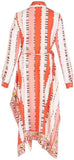 Printed Midi Shirt Dress