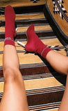Sock Jersey Stretch Ankle Boots in Black or Red - DESIGNER INSPIRED FASHIONS