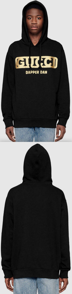 Dapper Dan Hooded Sweatshirt, Black