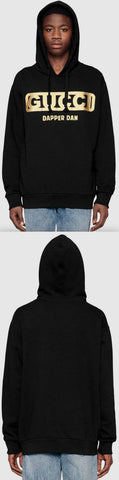 Dapper Dan Hooded Sweatshirt, Black