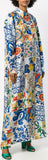 Tile Print Shirt Dress