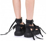Hiking Spartan Sandals - Black, White, Green, White and Grey