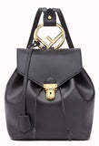 Black Leather Backpack