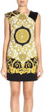 Baroque Sleeveless Printed Mini Dress | DESIGNER INSPIRED FASHIONS