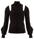 Cut-Out Shoulder Sweater