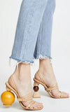 Bahia Leather Sandals - Beige or Black