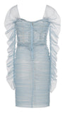 Lace-up Tulle Dress