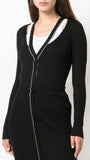 Cut-Out Halter Cardigan